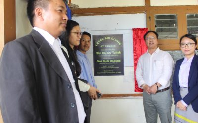 Legal Aid Clinic Inaugrated at Panging, Siang District