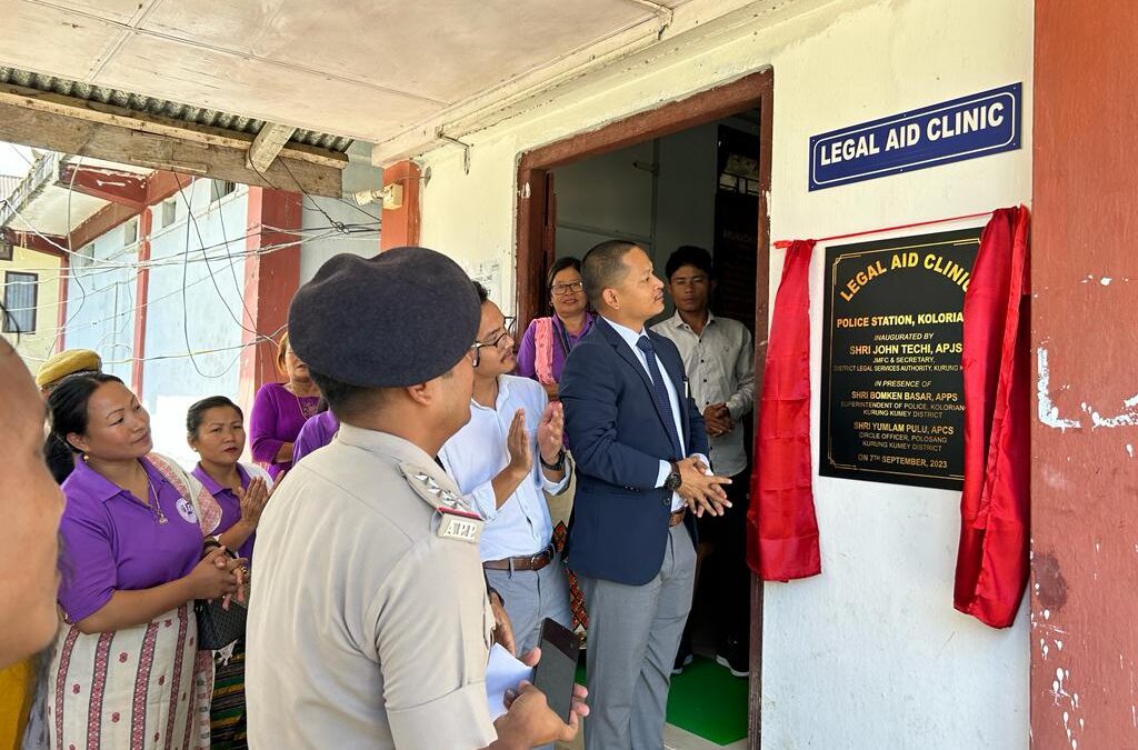 Legal Aid Clinic Inaugurated at Police Station, Koloriang, Kurung Kumey District